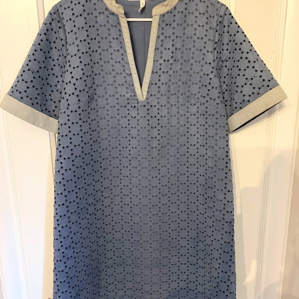 BCBG Generation Faux Suede Dress in Large